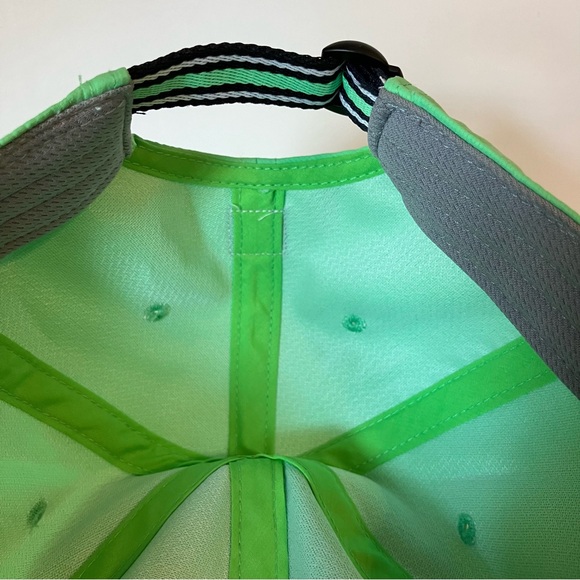 FootJoy FJ Performance Golf Hat Green Old School Logo Adjustable Strapback Cap - Picture 7 of 10